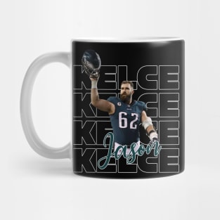 jason kelce fan pop art Mug